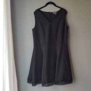 Womans size 14w Black Donna Ricco Formal Dress